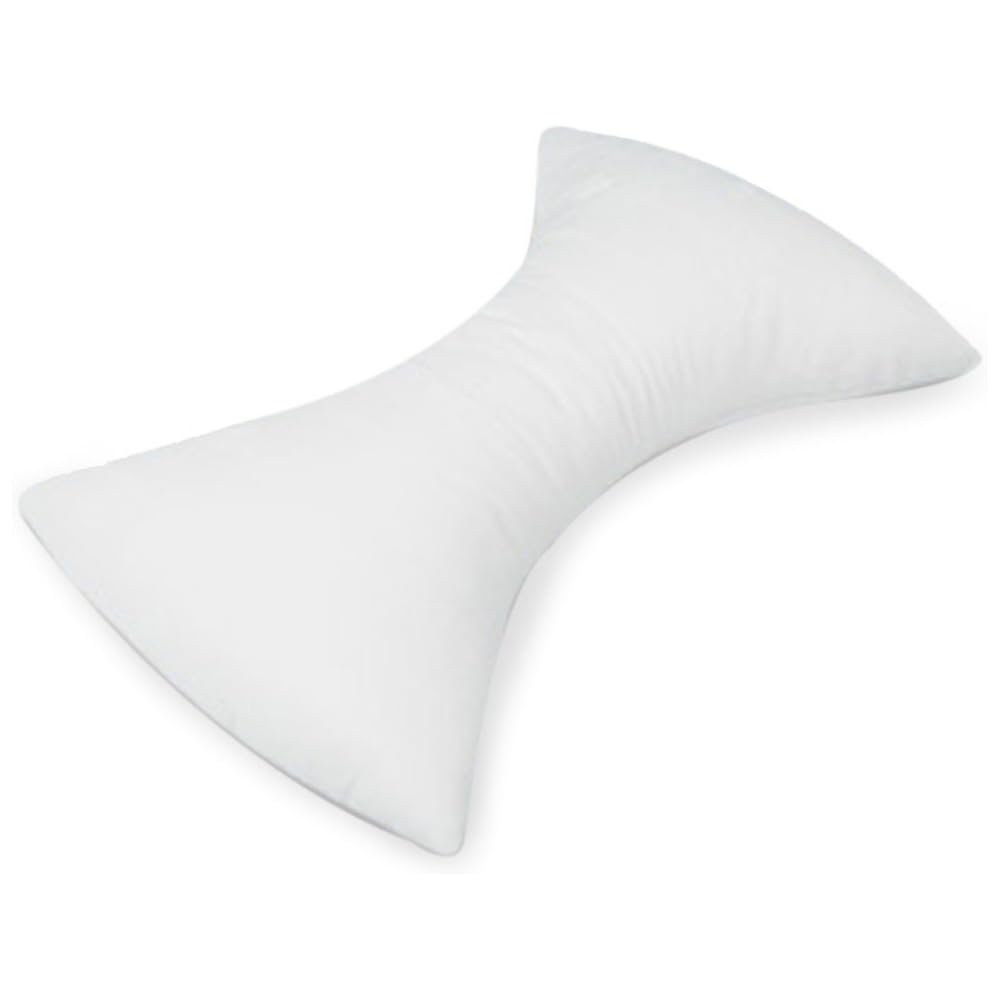 Queraltó Oreiller Cervical en Forme de Papillon, Blanc, 56 x 14 x 38 cm : Cuisine et Maison