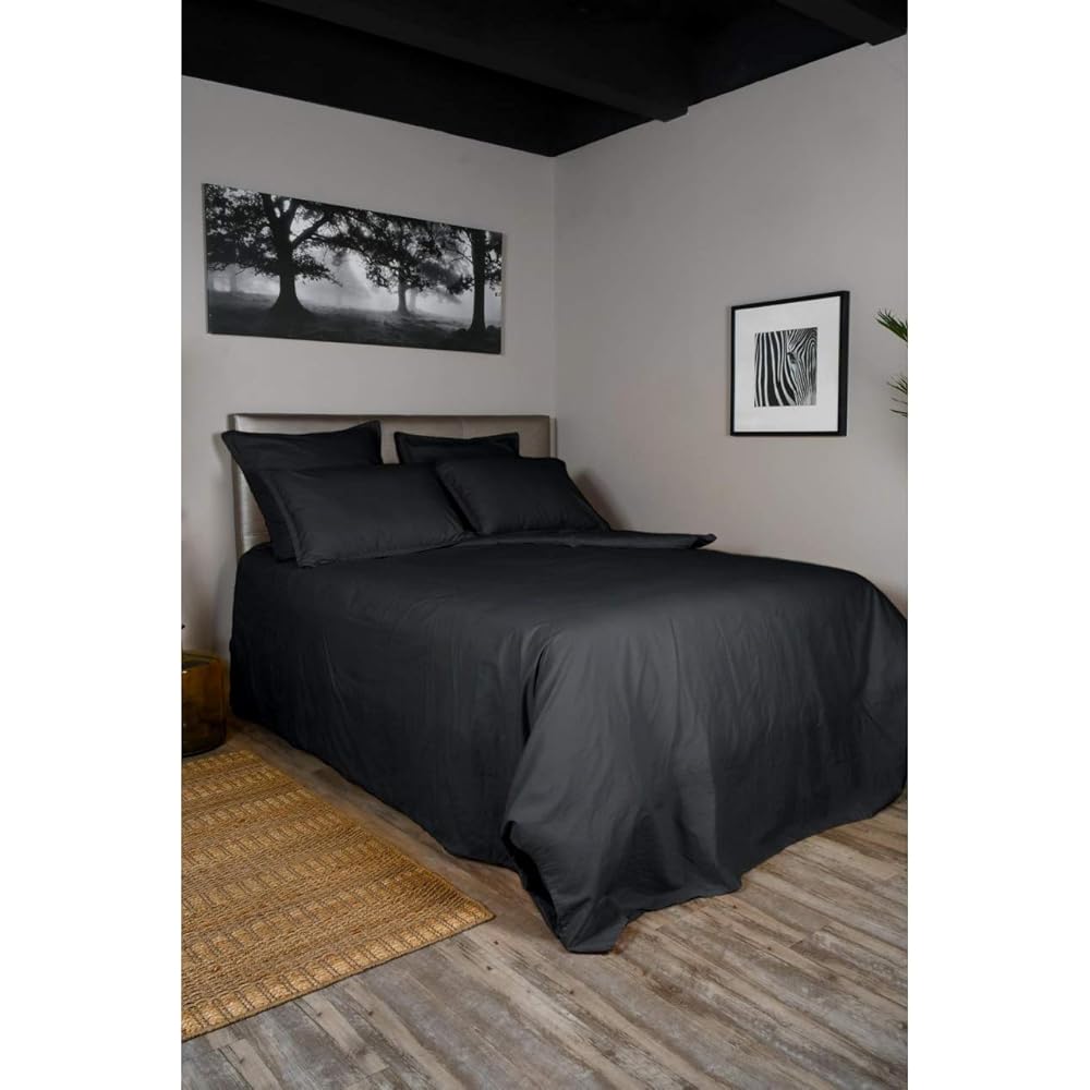 Sensei Maison - Housse de Couette en Coton lavé Biologique ORGANIKA - 240x220 cm - Blanc : Cuisine et Maison