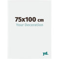 Your Decoration - Cadre photo 75x100 cm - Blanc Brillant - Cadre Photo en Plastique Avec Verre acrylique - Anti-Reflet - Cadre 75x100 - Evry : Cuisine et Maison