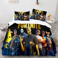 Zifarm Gaming Jeu Housse de Couette 2 Personnes 220x240 Adulte Gamer Fortnite Parures de Lit Or 3D Imprimé en Polyester : Cuisine et Maison