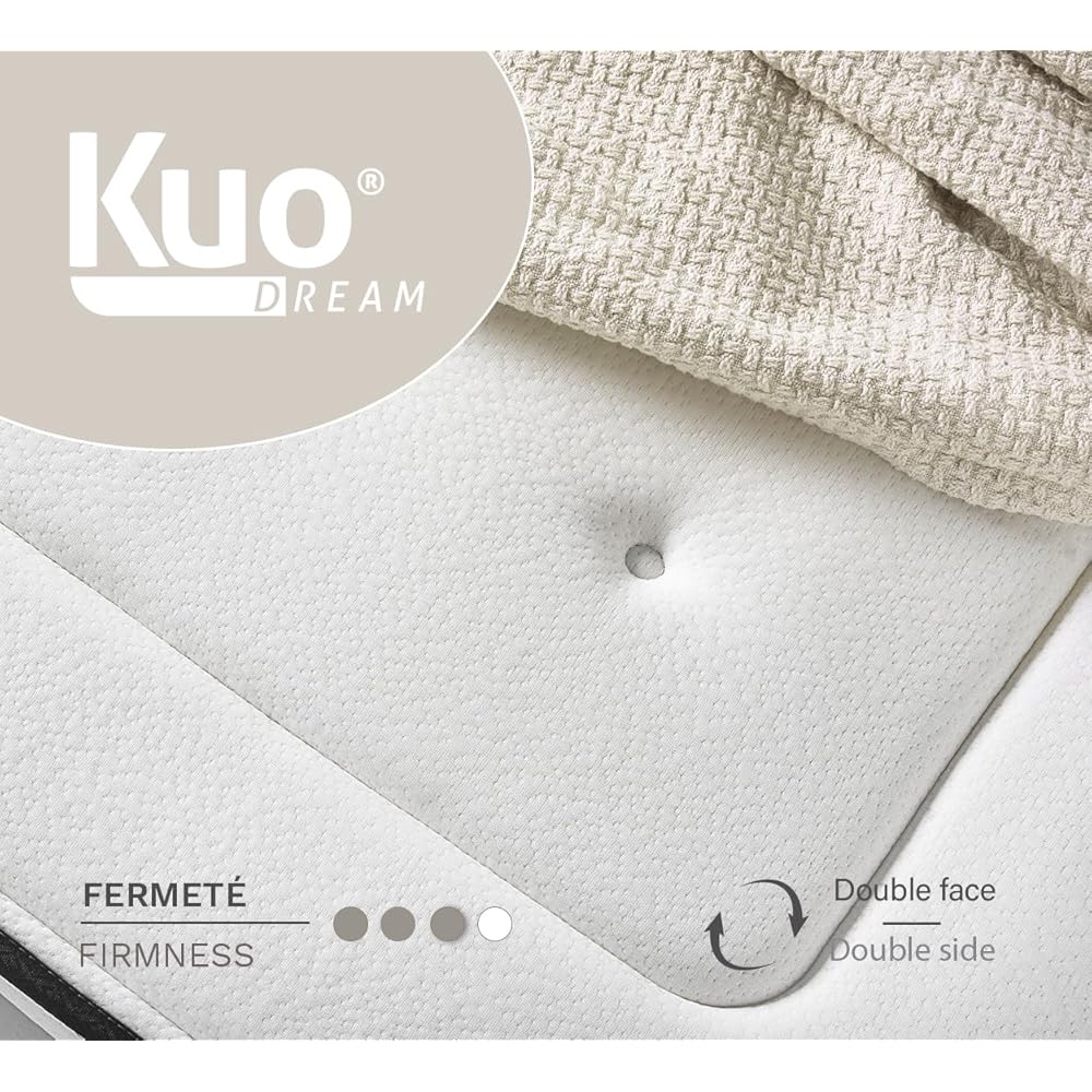 Kuo Dream | Matelas Bio Memory | Ferme | Viscoélastique INNOGEL | 80 x 190 cm : Bébé et Puériculture