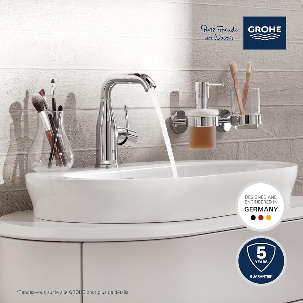 GROHE Mitigeur Lavabo Essence 23462001 (Import Allemagne), Chrome, M : Bricolage