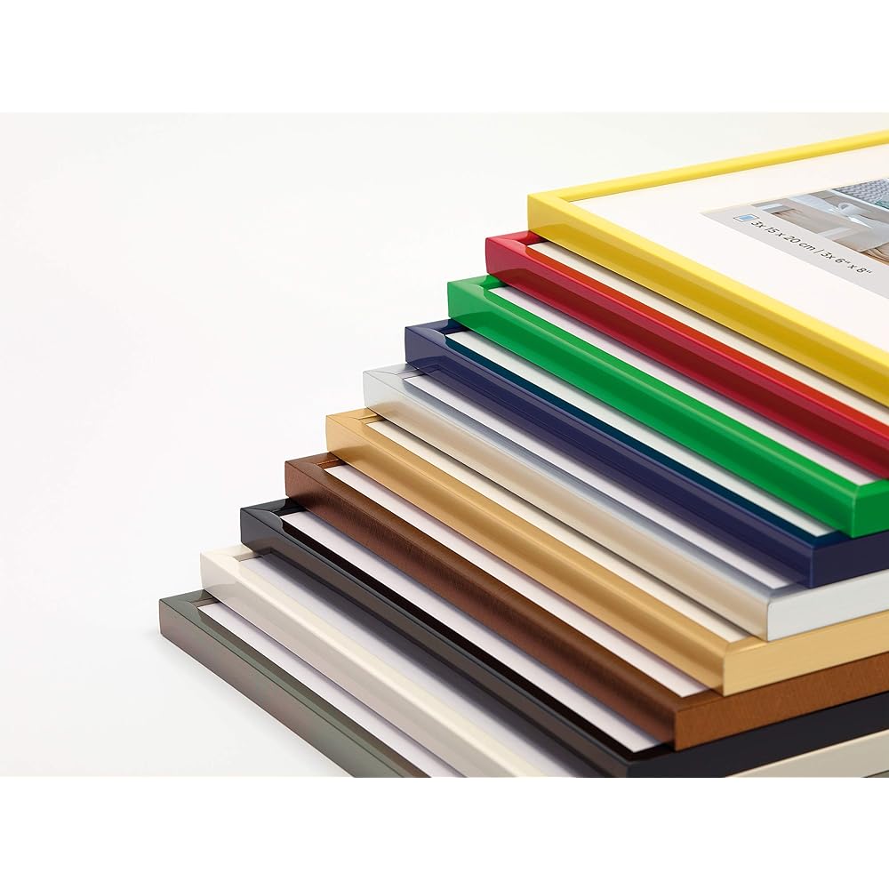 Walther Design Cadre photo argent 30 x 45 cm lot de 3, cadre plastique New Lifestyle KV045S3 :