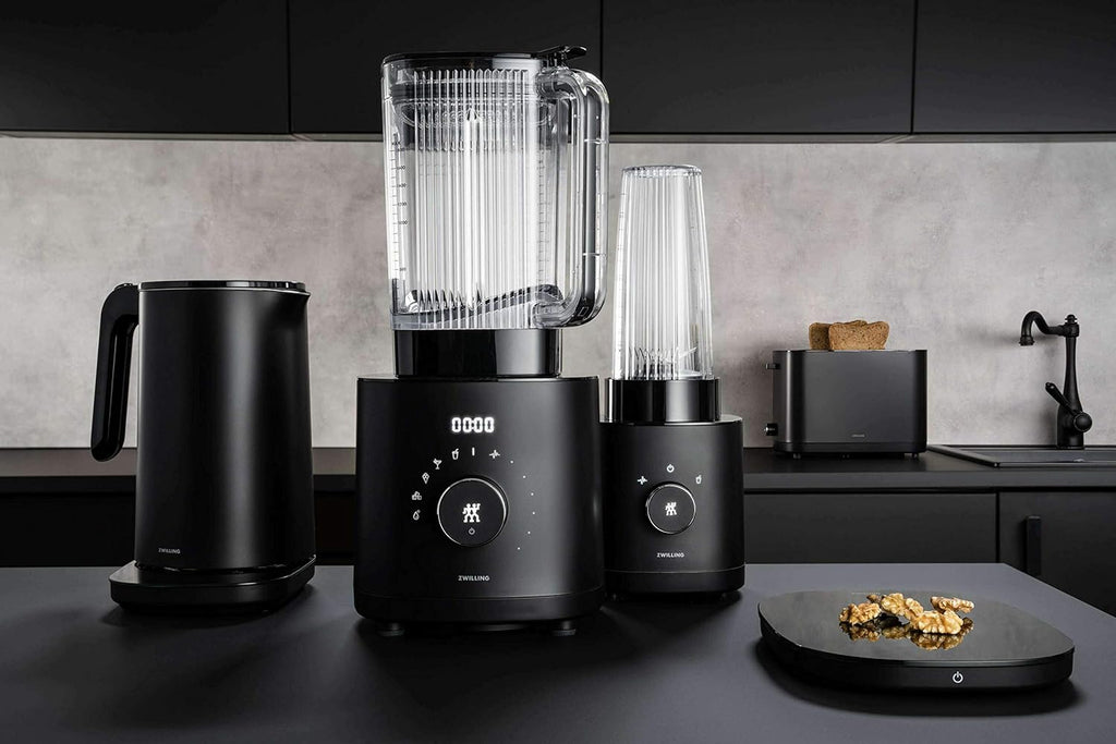 ZWILLING ENFINIGY Balance Digitale avec Écran LCD, Rechargeable via Câble USB, Pèse jusqu’à 10 kg, Noir : Cuisine et Maison