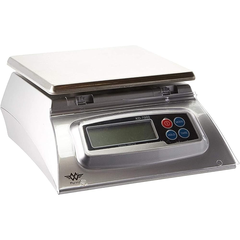 My Weigh Balance de Cuisine 7Kg 1g, INOX, Silber, 17,5x17,5x14 cm : Cuisine et Maison