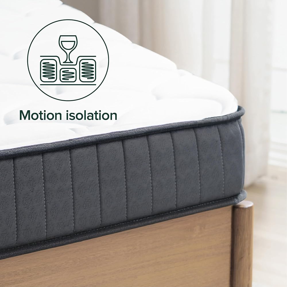 Zinus - Matelas 140x190 - Hauteur 15 cm - Matelas Hybride en Mousse à Mémoire de Forme - Durable et Respirant - Durable et doux pour la peau | Matelas pour lit adulte et enfant - Couchage Indépendant : Cuisine et Maison