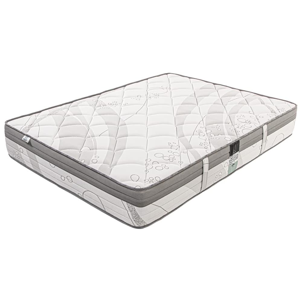 Luxury Literie Matelas 140 x 190 cm | Mousse A Mémoire De Forme | ViscoPlus | Adaptabilité Optimale | Système Mousse HR | 10 Zones De Confort | 26 cm (+/- 2cm) | Toutes Les Dimensions : Cuisine et Maison